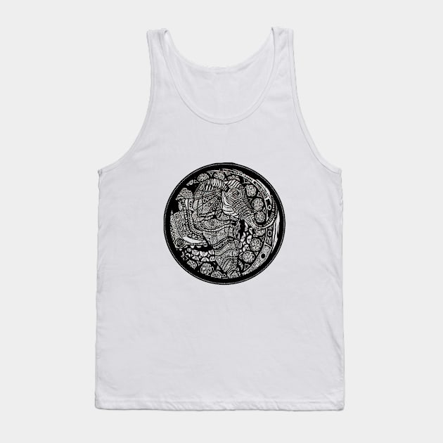 Visions of Liberation Elephant Tank Top by visionsofliberation